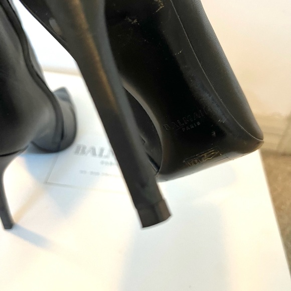 Balmain Pleated Fan Booties - Picture 13 of 14